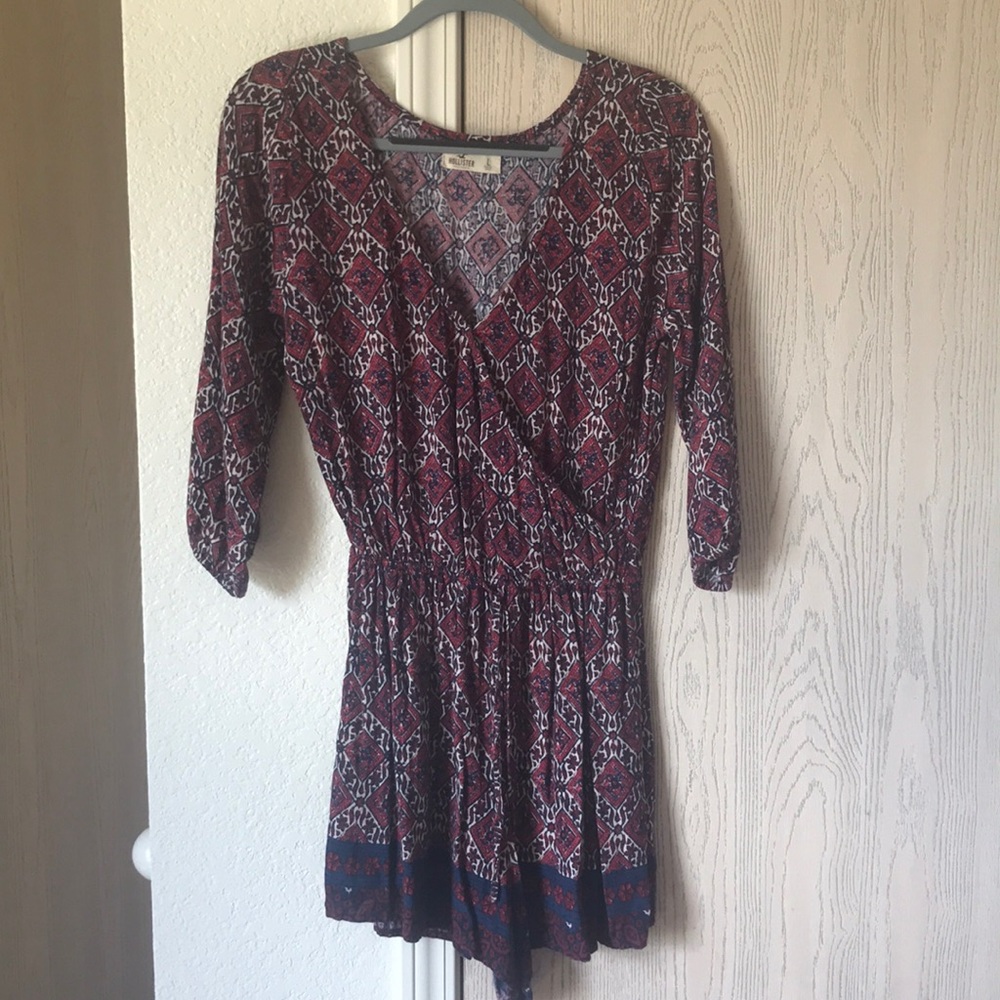 Hollister Wrap Front Romper